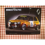 plaque renault 5 alpine