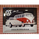 plaque métal volkswagen