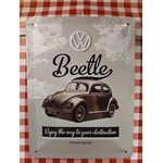 plaque déco beetle volkswagen