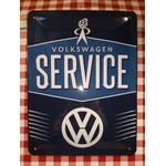 plaque métal déco service volkswagen