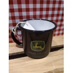 mug tasse émaillé publicitaire john deere