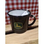 tasse mug émaillé john deere