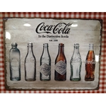 plaque publicitaire coca-cola