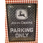 plaque publicitaire john deere