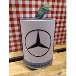 tirelire métal déco mercedes-benz
