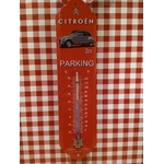 thermomètre métal 2 cv citroën