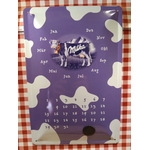 calendrier métal perpétuel publicitaire rétro vintage chocolat milka
