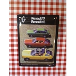 plaque métal déco garage rétro vintage renault 17 renault 15