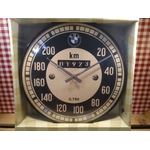 horloge murale compteur bmw déco garage publicitaire rétro vintage