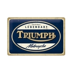 plaque-metal-20x30-relief-triumph-motorcycle