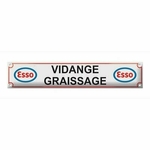 plaque-emaillee-esso-vidange-graissage