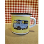 tasse émaillée citroen