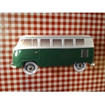 boite vintage vw combi vert