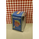 distributeur de serviettes publicitaire orangina