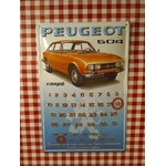 calendrier perpétuel peugeot 504