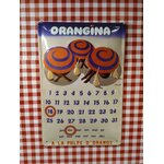 calendrier perpétuel orangina rétro vintage