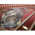 plaque déco rétro vintage citroen 2cv