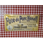 plaque émaillée publicitaire paté henaff