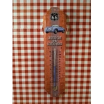 thermomètre métal porsche route 66