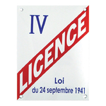 plaque-emaillee-bar-licence-iv
