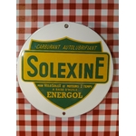 plaque émaillée solexine rétro vintage