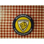 plaque émaillée peugeot