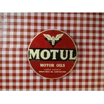 plaque émaillée publicitaire huiles motul