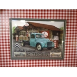 plaque métal citroen u23 vintage