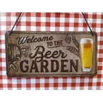 plaque à suspendre déco bière
