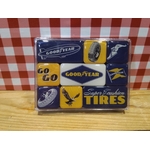 coffret magnets émaillés publicitaire goodyear