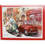 plaque-publicitaire-metal-30x40cm-plate-relief-fiat-500