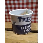 tasse émaillée rétro vintage moto triumph