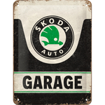 plaque-en-relief-skoda-auto-garage-15x20cm