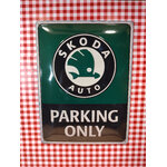 plaque déco publicitaire skoda