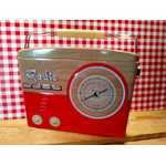 boite déco en forme de radio vintage