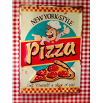 plaque déco pizza