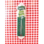 thermomètre métal déco sprite vintage rétro