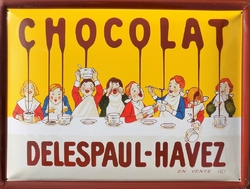 Thermomètre vintage CHOCOLAT DELESPAUL-HAVEZ