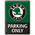 plaque-metal-skoda-parking-only-30x40