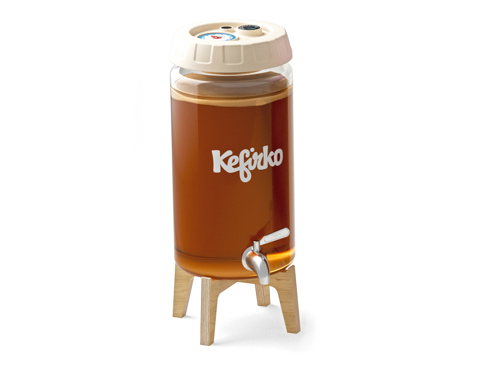 Kombucha Fermenter 4l BEIGE