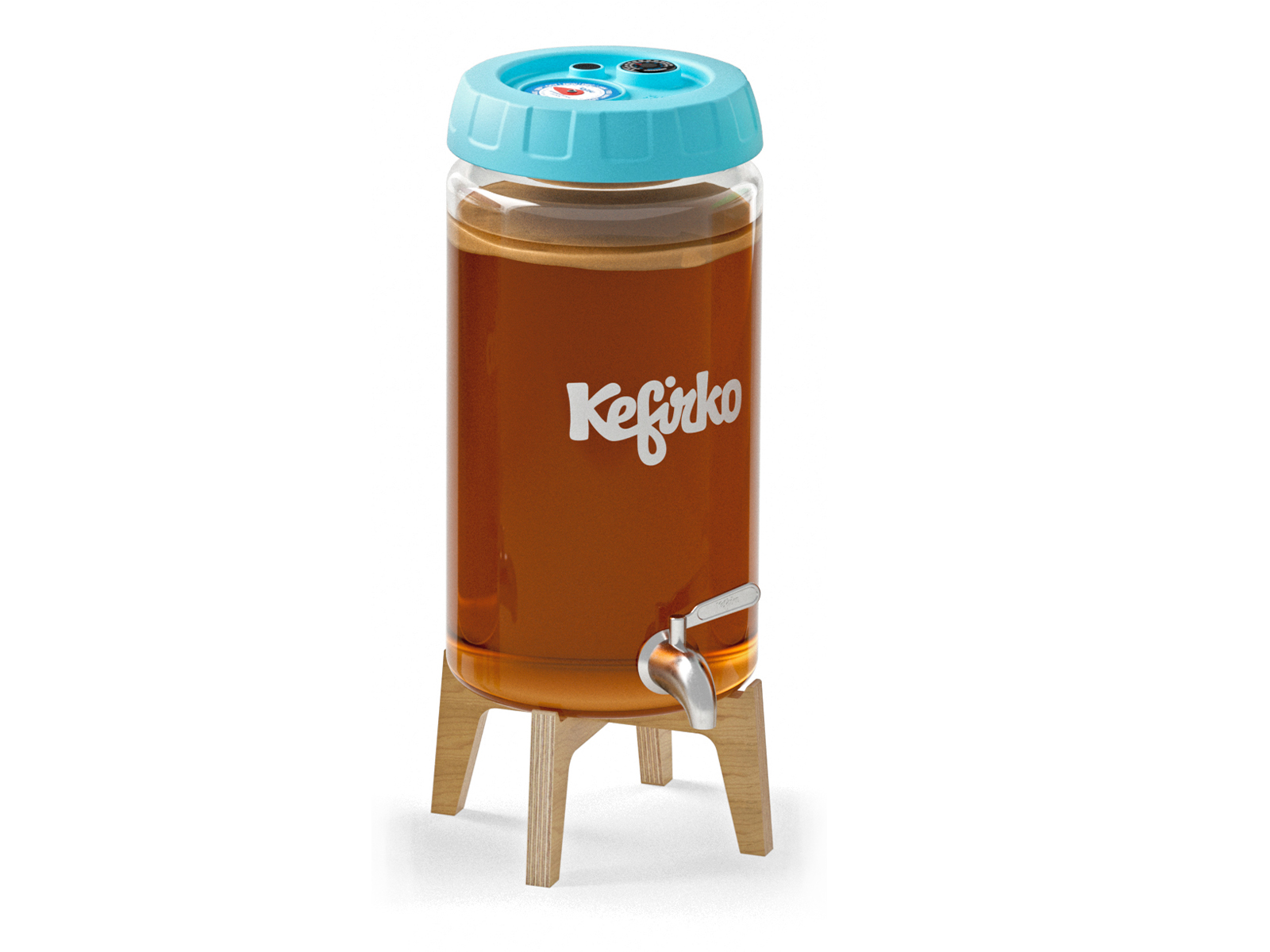 Kombucha Fermenter 4l BLUE