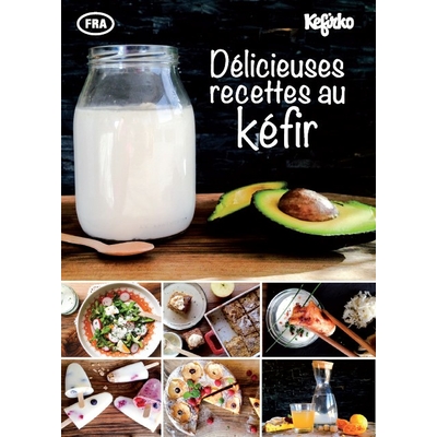 page couverture recettes kéfir