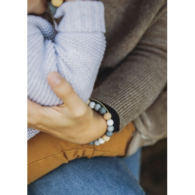 Bracelet d'allaitement Grey & wood ring