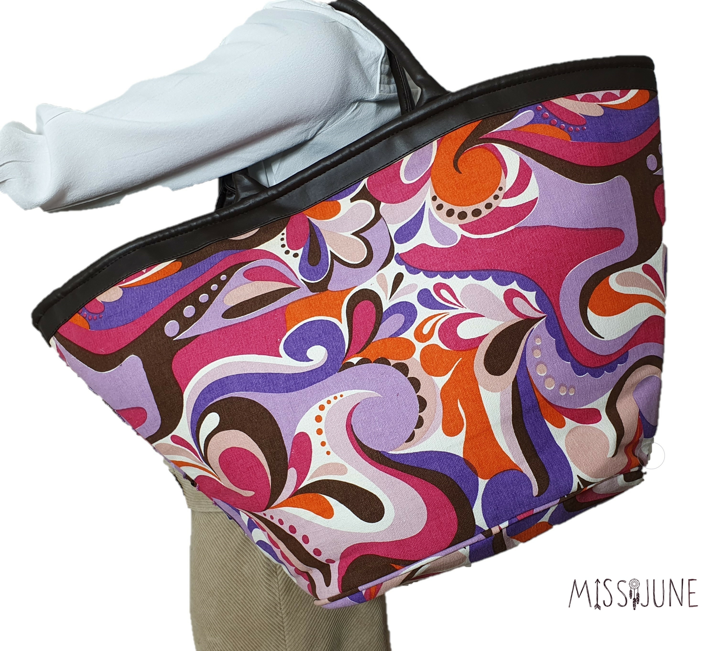 Miss June sac de plage_sac cabas_sac fourre tout_coloré_ophryse 1