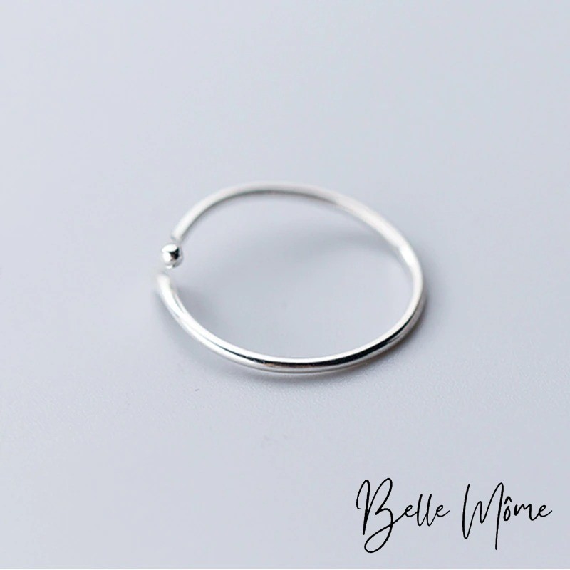 Belle Môme Bague Ajustable en Argent Sterling 1