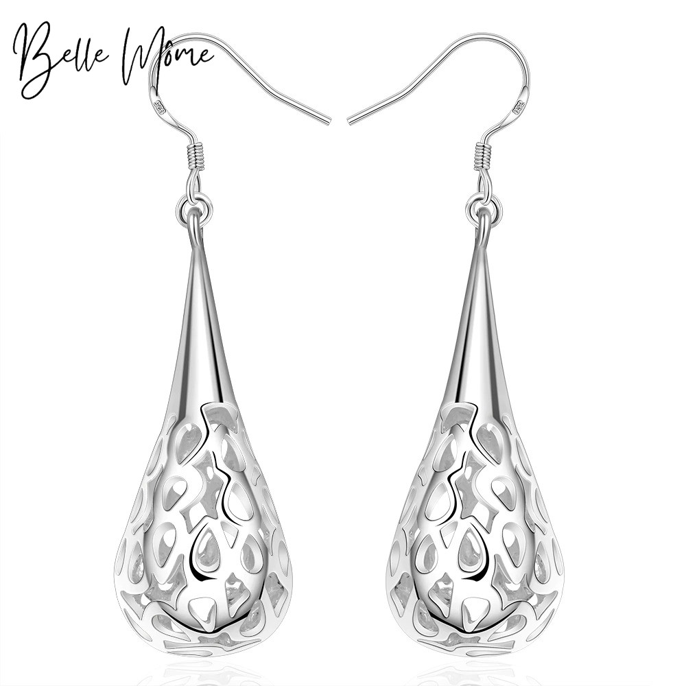 Belle Môme Boucles d'oreilles goutte d'eau ciselées 1