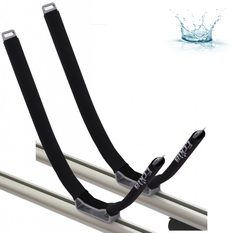 PORTEKAYAK OVALE ACIER PEINT ECKLA POUR GALERIE DE VOITURE AVEC RAINURE