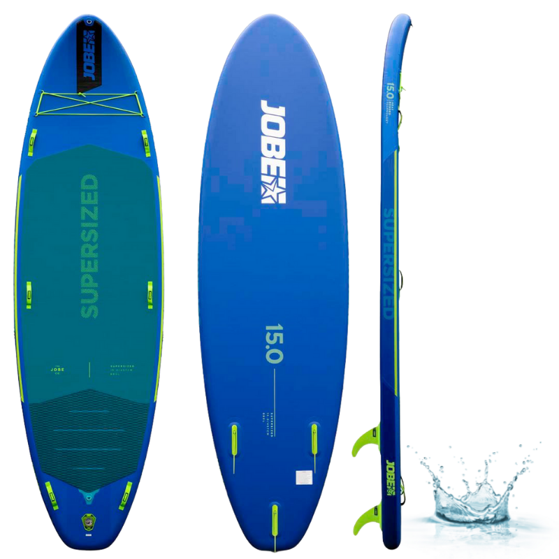 PLANCHE DE STAND UP PADDLE (SUP) GONFLABLE JOBE SUP\'ERSIZED 15\'0