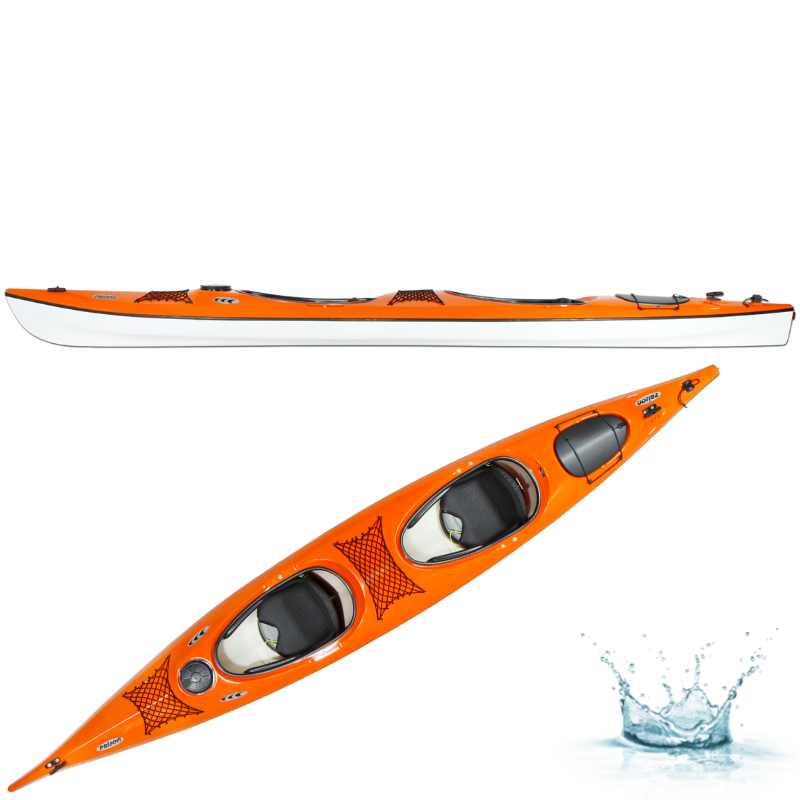 KAYAK DE RANDONNEE BIPLACE PRIJON PIAVE (FIBRES DE VERRE)