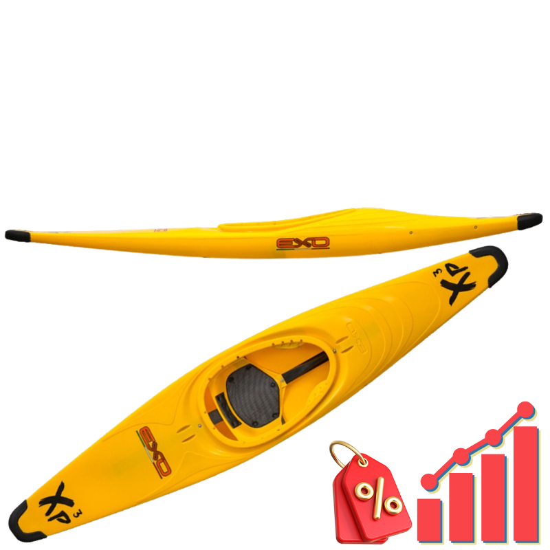 BPOL0007LOT-EXO-LOT DE KAYAKS POLO EXO XP3 - JAUNE